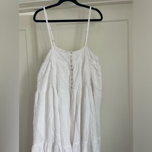 OLIVACEOUS cotton maxi dress.